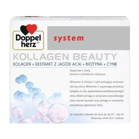 DOPPELHERZ SYSTEM KOLLAGEN BEAUTY 30 ampułek