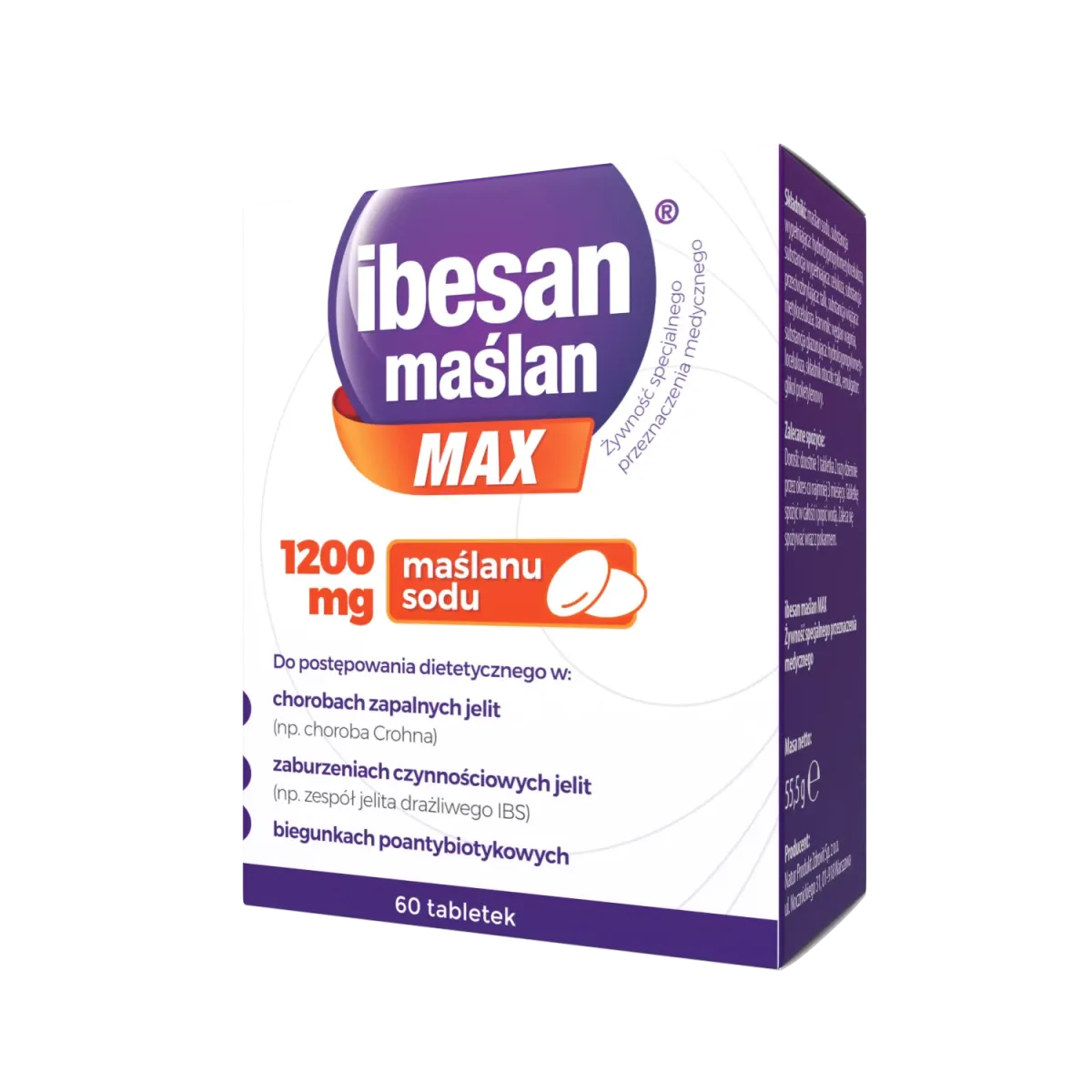 IBESAN MAŚLAN MAX 60 tabletek