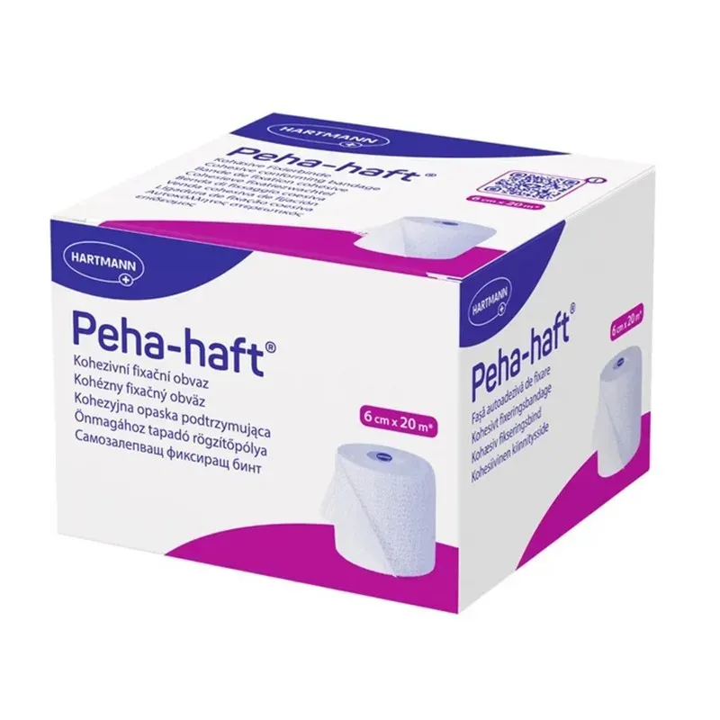 PEHA HAFT ELASTYCZNA OPASKA PODTRZYMUJĄCA 20 m x 6 cm 1 sztuka