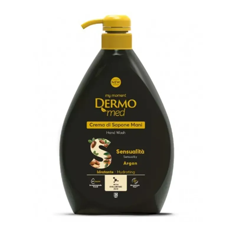 DERMOMED CREMA DI SAPONE MANI MYDŁO W PŁYNIE SENSUALITA ARGAN 1 litr