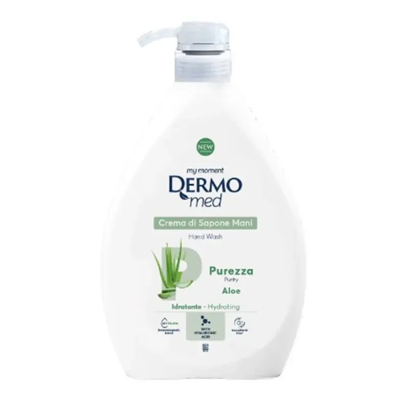 DERMOMED CREMA DI SAPONE MANI MYDŁO W PŁYNIE PUREZZA ALOE (ALOES) 1 litr