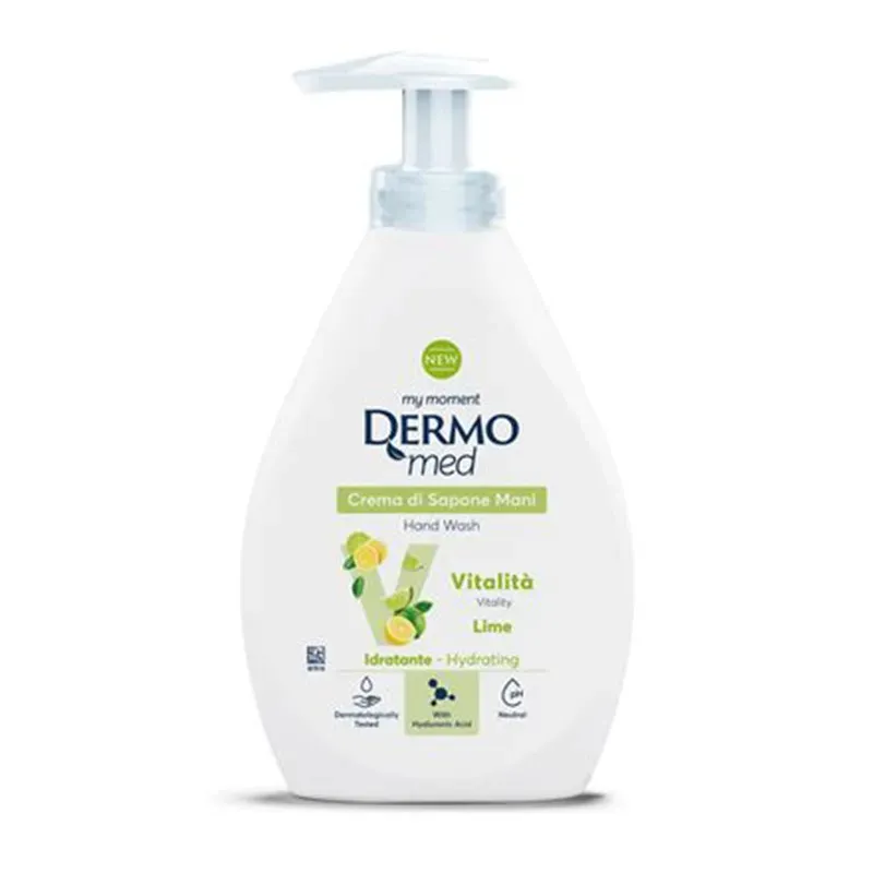DERMOMED CREMA DI SAPONE MANI MYDŁO W PŁYNIE VITALITA LIME (LIMONKA) 1 litr