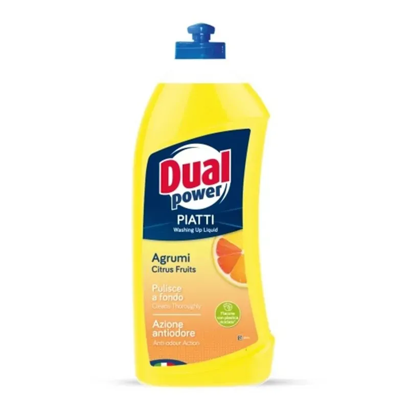 DUAL POWER AGRUMI OWOCE CYTRUSOWE PŁYN DO MYCIA NACZYŃ 1 litr