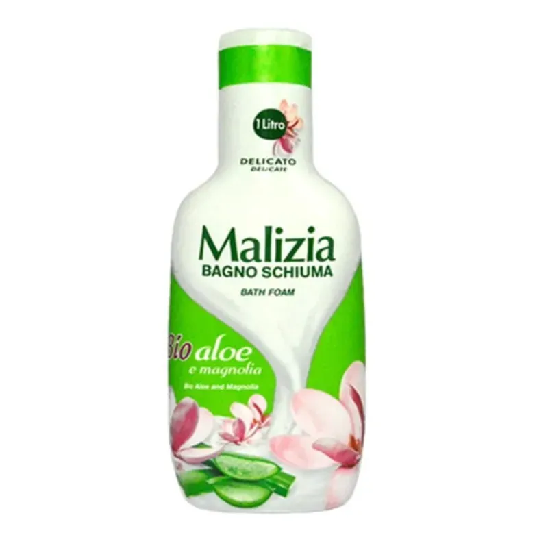 MALIZIA PŁYN DO KĄPIELI BIO ALOE E MAGNOLIA (BIO ALOES I MAGNOLIA) 1 litr