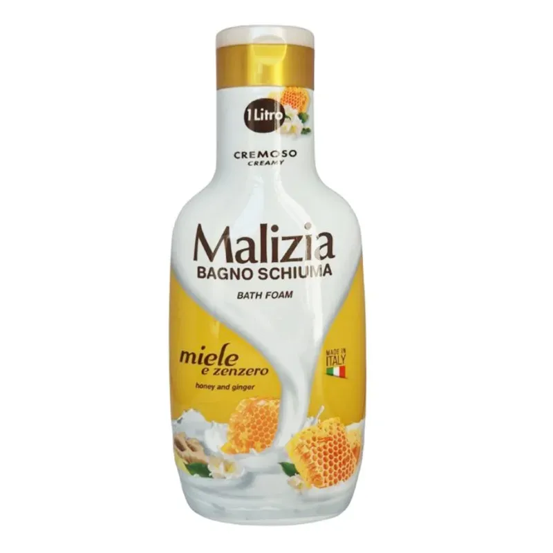 MALIZIA PŁYN DO KĄPIELI MIELE E ZENERO (MIÓD I IMBIR) 1 litr