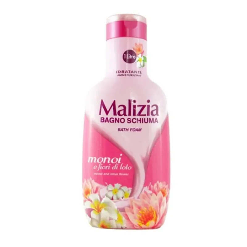 MALIZIA PŁYN DO KĄPIELI MONOI FIOR DI LOTO (MONOI I KWIAT LOTOSU) 1 litr