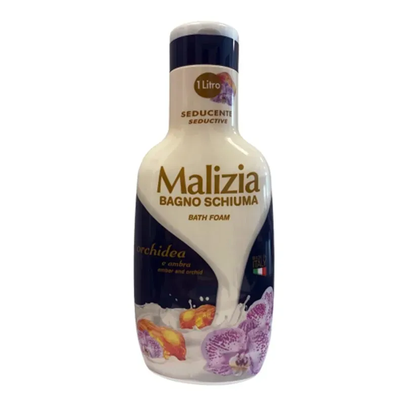 MALIZIA PŁYN DO KĄPIELI ORCHIDEA E AMBRA (ORCHIDEA I BURSZTYN) 1 litr