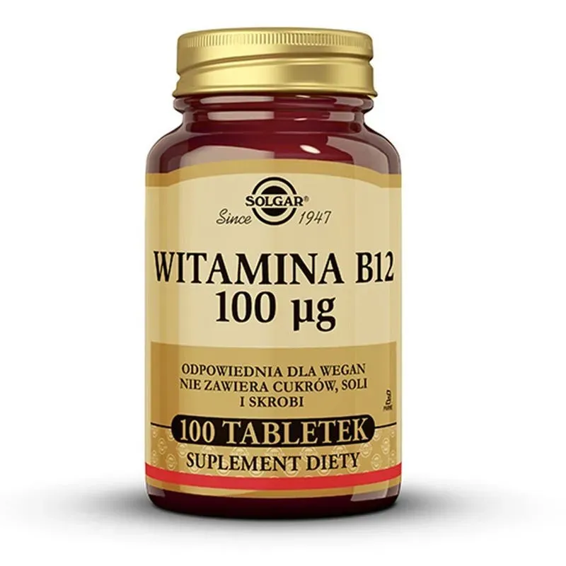 SOLGAR WITAMINA B12 100 mcg 100 tabletek