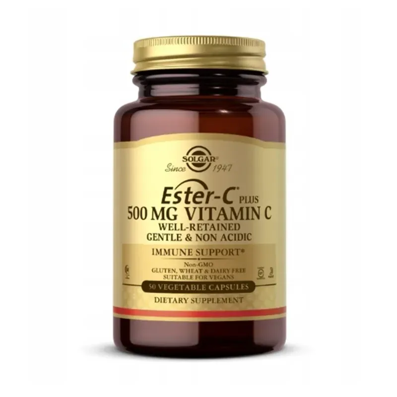 SOLGAR ESTER-C PLUS 500 mg VITAMIN C 50 kapsułek
