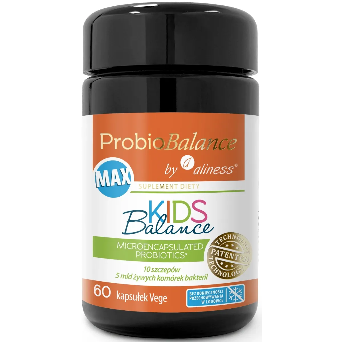 ALINESS PROBIOBALANCE PROBIOTYK MAX KIDS BALANCE 5 mld. 60 kapsułek