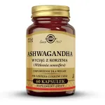 SOLGAR ASHWAGANDHA WYCIĄG Z KORZENIA 60 kapsułek