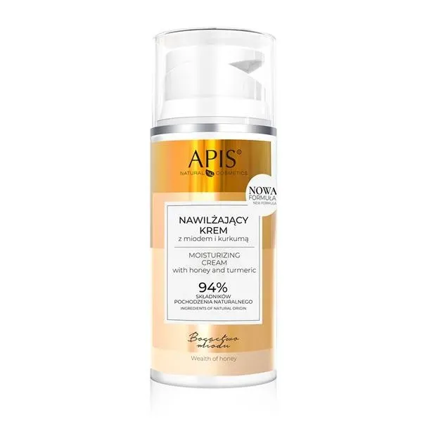 APIS Nawilżajacy krem z miodem i kurkumą 100 ml