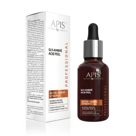 APIS RETIN-AMBRE SYNERGY Kwas glikolowy 15% & Kwas bursztynowy 2% 30ml