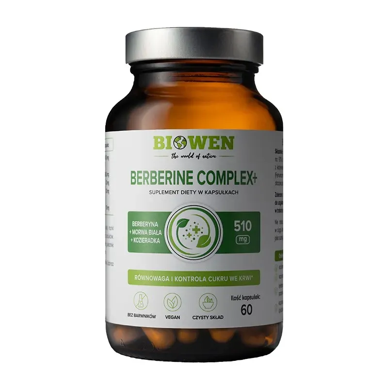BIOWEN BERBERINE COMPLEX+ 510 mg 60 kapsułek