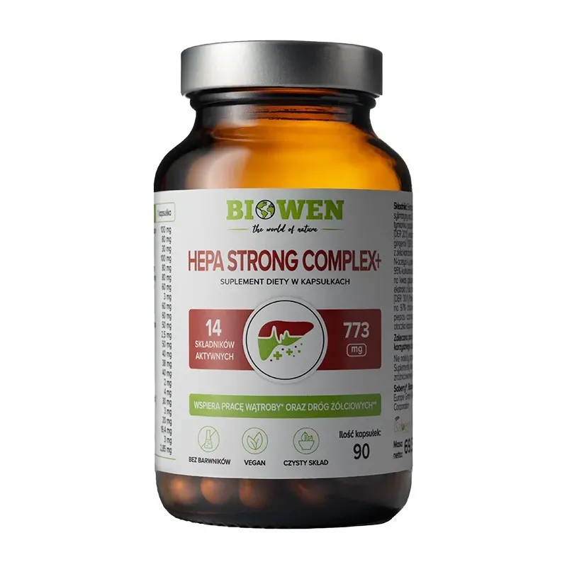 BIOWEN HEPA STRONG COMPLEX+ 90 kapsułek