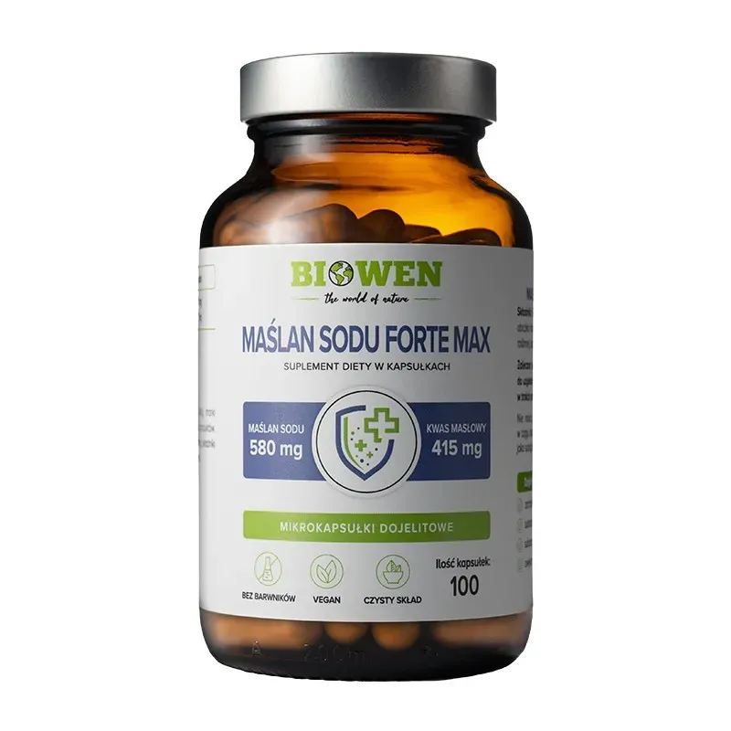 BIOWEN MAŚLAN SODU 580 mg 100 kapsułek