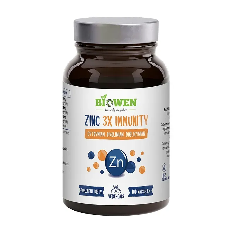 BIOWEN ZINC 3X IMMUNITY CYNK COMPLEX+ 100 kapsułek