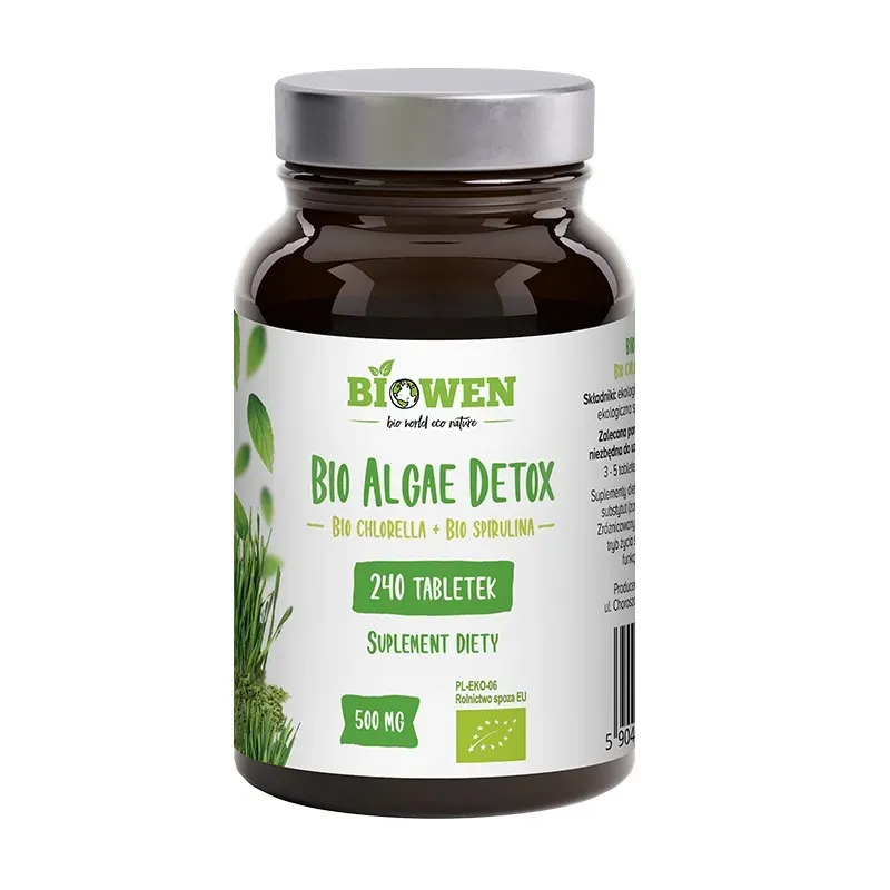 BIOWEN BIO ALGAE DETOX 500 mg 240 tabletek