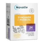 NOVATIV TYMIANEK I PODBIAŁ 24 tabletki do ssania