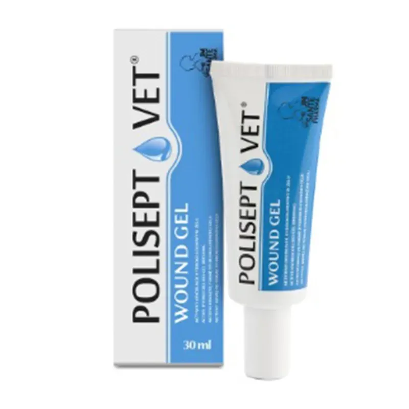 POLISEPT VET WOUND GEL ŻELOWY OPATRUNEK DLA PSA I KOTA 30 ml
