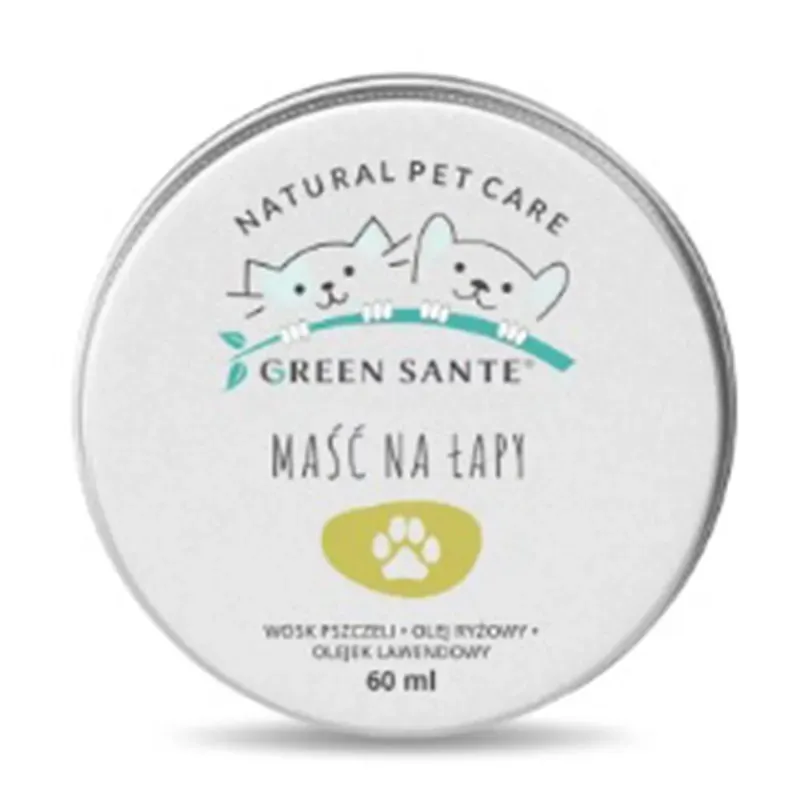 GREEN SANTE NATURALNA MAŚĆ NA ŁAPY DLA PSA I KOTA 60 ml
