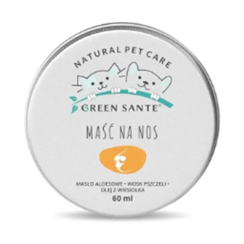 GREEN SANTE NATURALNA MAŚĆ NA NOS DLA PSA I KOTA 60 ml