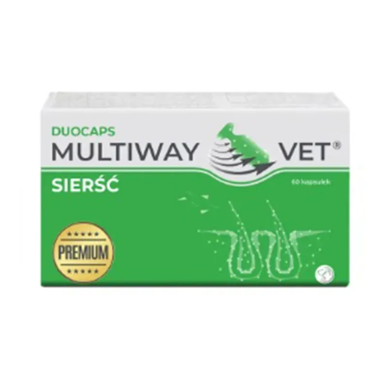 MULTIWAY VET DUOCAPS SIERŚĆ 60 kapsułek twist-off