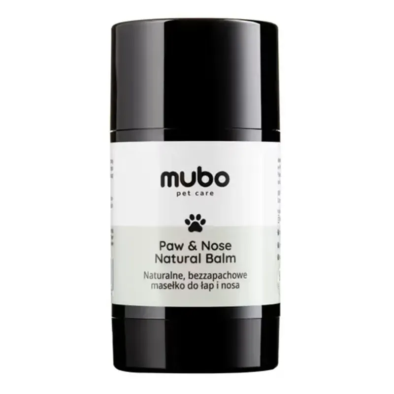 MUBO RAW & NOSE FRAGRANCE FREE NATURAL BALM NATURALNE MASEŁKO DO ŁAP I NOSA W SZTYFCIE DLA PSA I KOTA BEZZAPACHOWE 25 