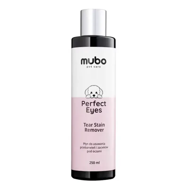 MUBO PERFECT EYES TEAR STAIN REMOVER PŁYN NA ZACIEKI I PRZEBARWIENIA POD OCZAMI DLA PSA I KOTA 250 ml