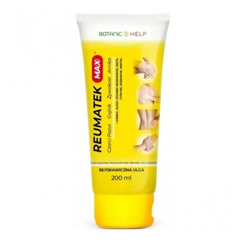 BOTANIC HELP REUMATEK MAX ŻEL DO MASAŻU 200 ml
