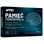 PAMIĘĆ I KONCENTRACJA APTEO 60 tabletek