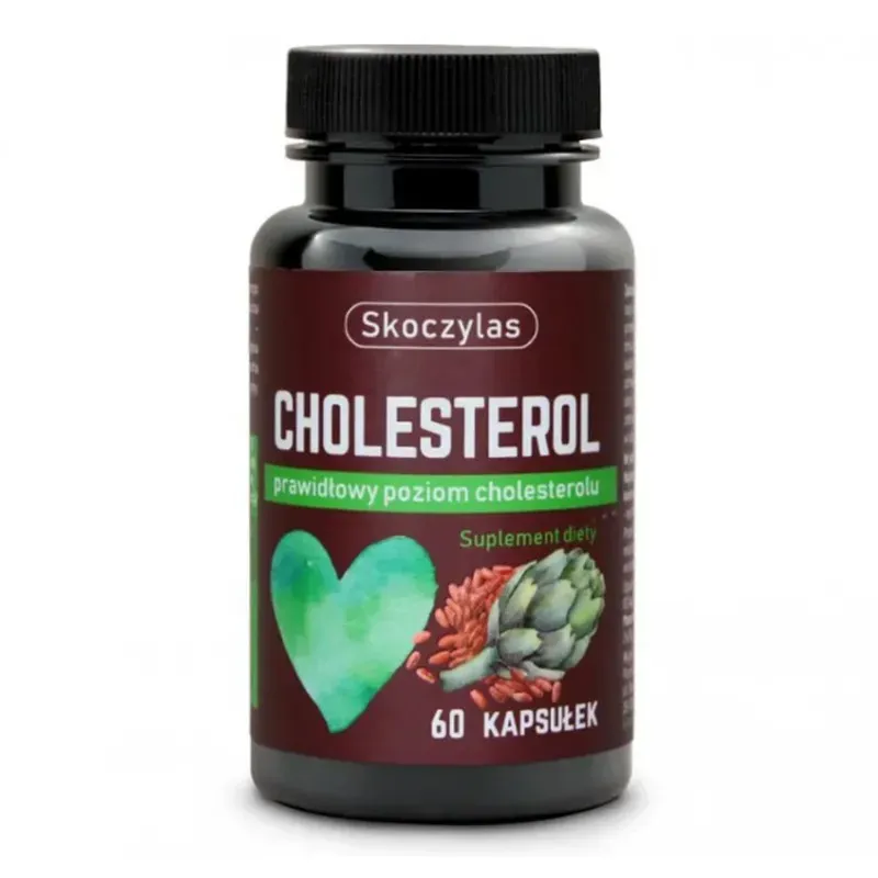 SKOCZYLAS CHOLESTEROL (MONAKOLINA K, POLIKSANOL, CHROM) 60 kapsułek