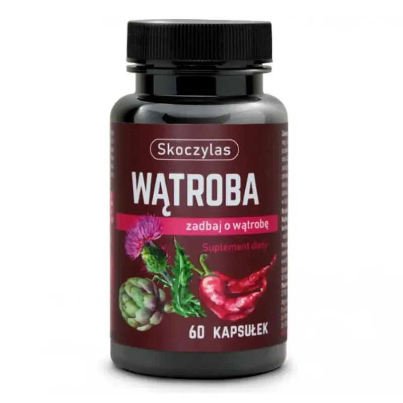 SKOCZYLAS WĄTROBA (OSTROPEST, KARCZOCH, KAPSAICYNA) 60 kapsułek