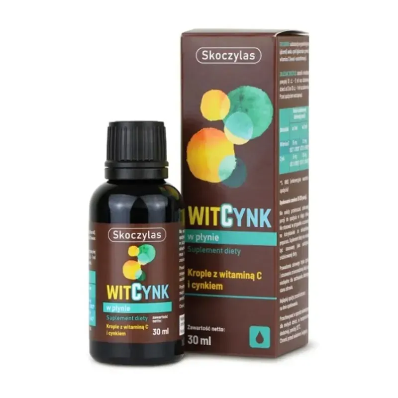 SKOCZYLAS WITCYNK (WITAMINA C, CYNK) 30 ml