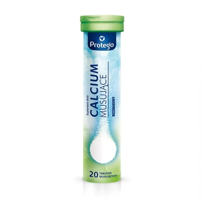 PROTEGO CALCIUM MUSUJĄCE 20 tabletek musujących