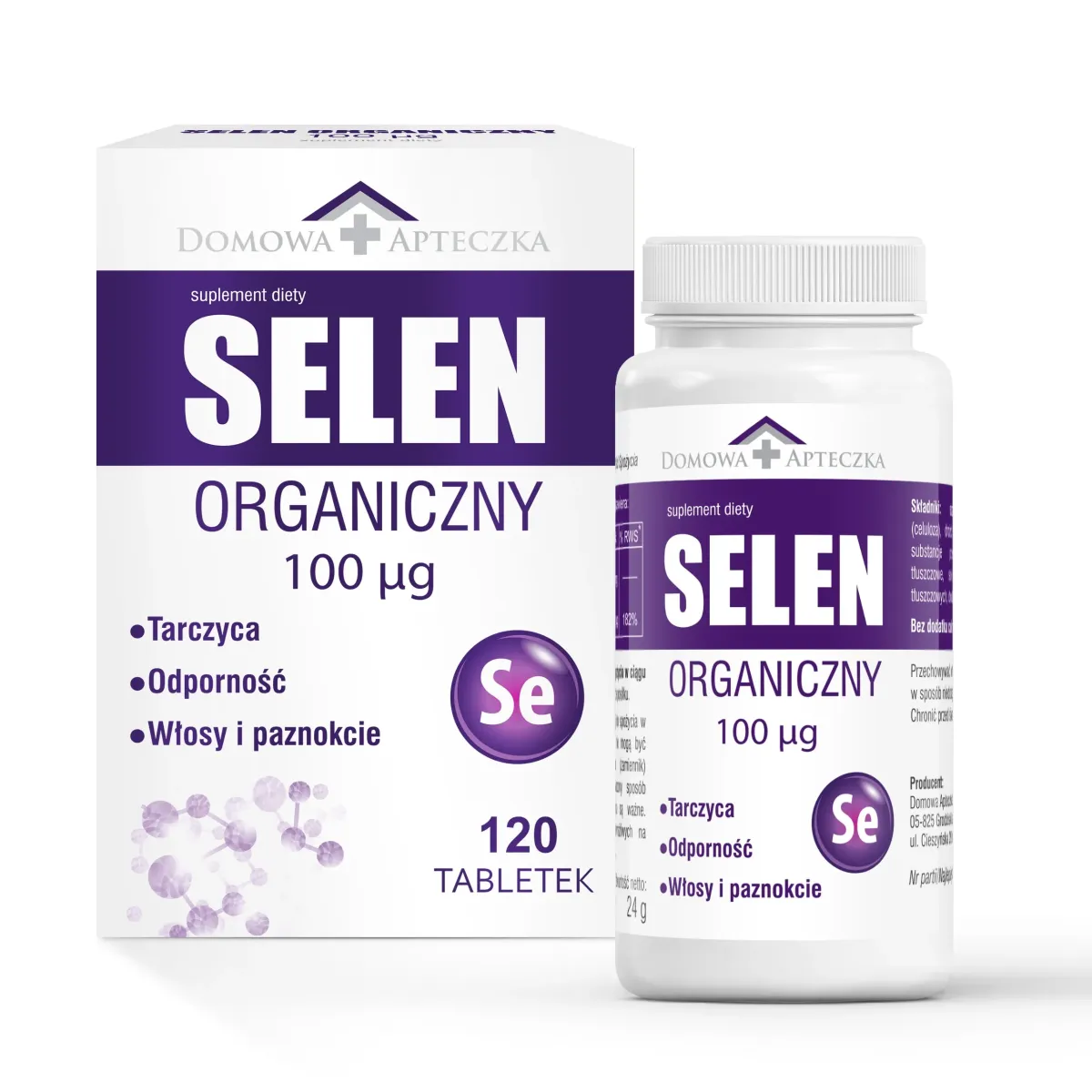 SELEN ORGANICZNY 100 µg 120 tabletek