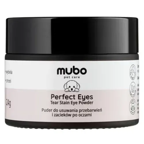 MUBO Perfect Eye Tear puder do usuwania plam i zacieków pod oczami psa i kota 24g