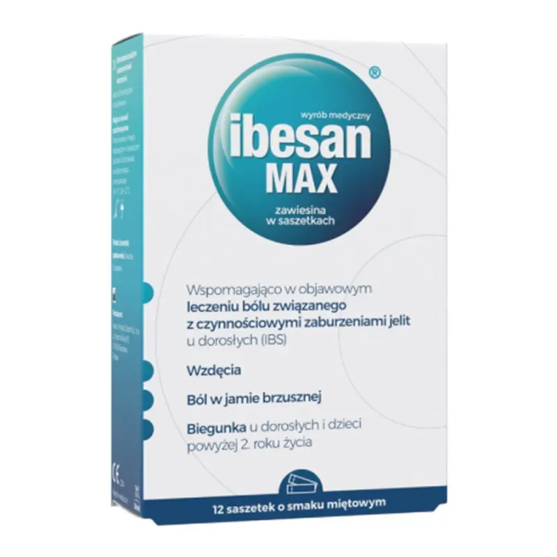 IBESAN MAX 12 saszetek o smaku miętowym