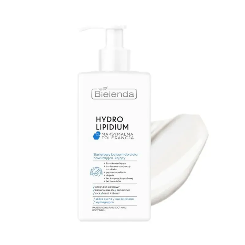 BIELENDA HYDRO LIPIDIUM BARIEROWY BALSAM DO CIAŁA NAWILŻAJĄCO-KOJĄCY 300 ml