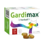 GARDIMAX HERBALL 24 pastylki do ssania o smaku malinowym