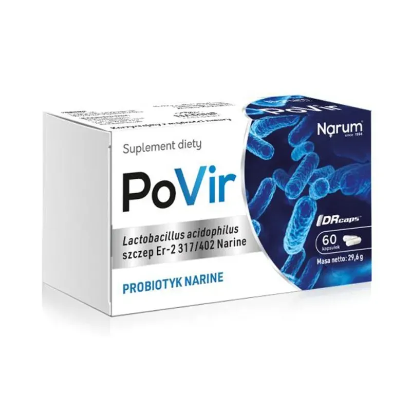 NARUM POVIR 60 kapsułek