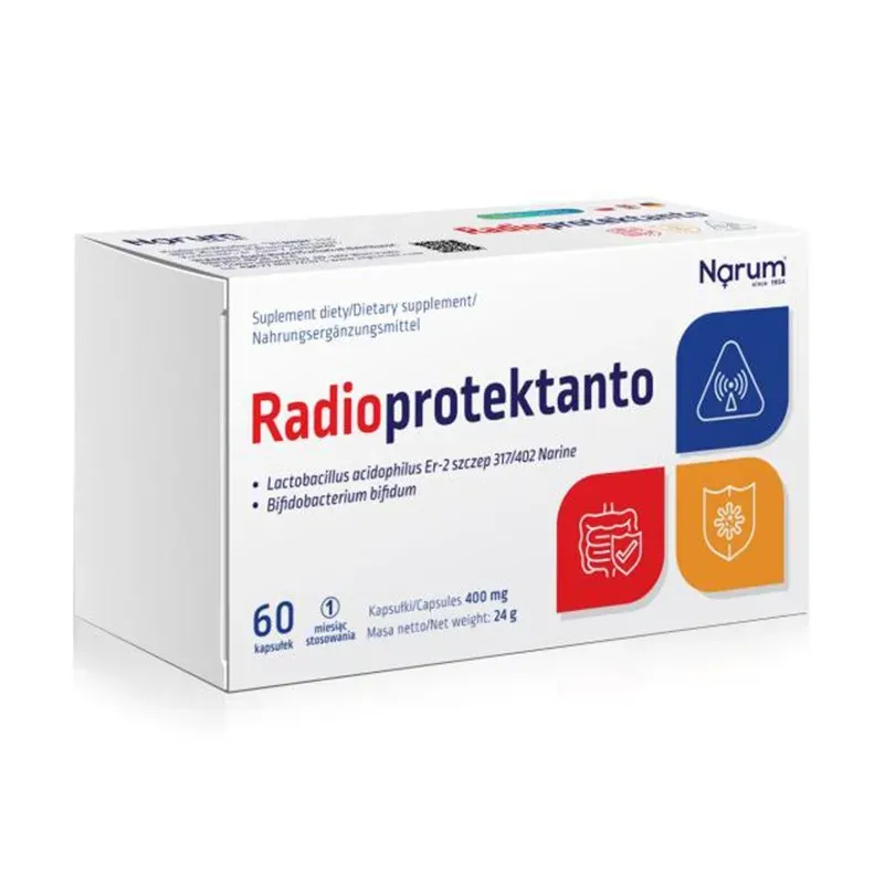 NARUM RADIOPROTEKTANTO 60 kapsułek