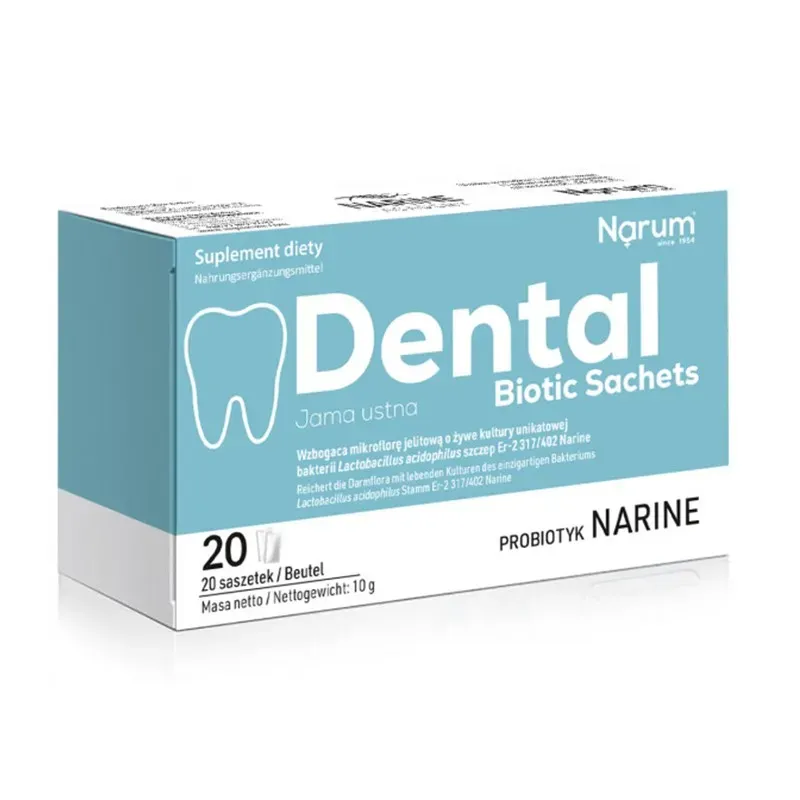 NARUM DENTAL BIOTIC SACHETS 20 saszetek