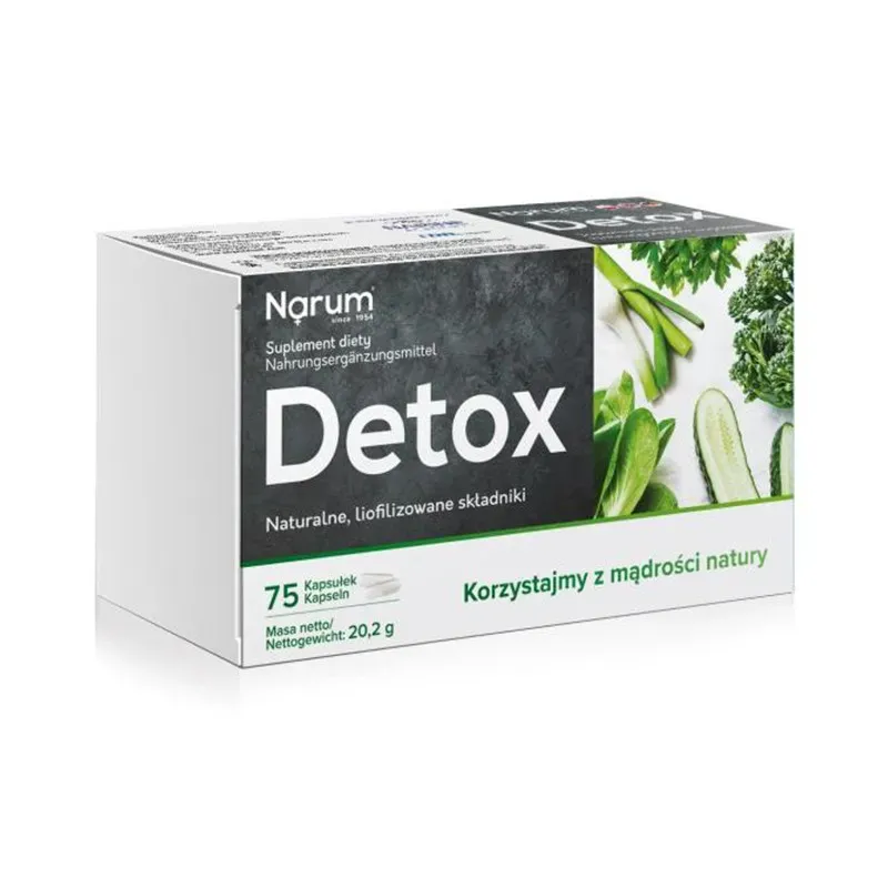 NARUM DETOX 75 kapsułek