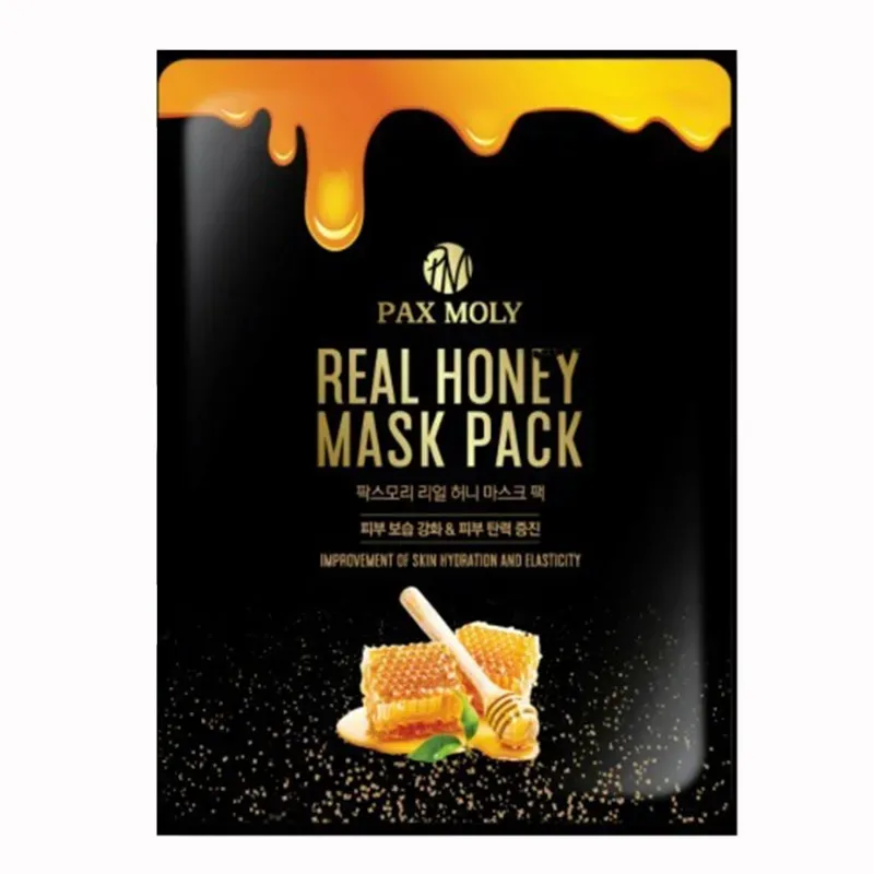 PAX MOLY MASKA W PŁACHCIE REAL HONEY MASK PACK - INTENSYWNIE ODŻYWIAJĄCA I ROZŚWIETLAJĄCA MASKA Z PRAWDZIWYM MIODEM