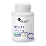 ALINESS MAGNEZ ORGANICZNY TRIO 120 mg (CYTRYNIAN, JABŁCZAN, TAURYNIAN) Z B6 (P-5-P) 100 kapsułek