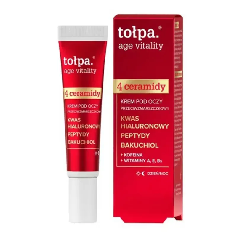 TOŁPA AGE VITALITY 4 CERAMIDY KREM POD OCZY PRZECIWZMARSZCZKOWY 15 ml
