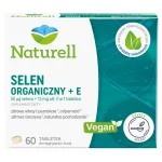 NATURELL SELEN ORGANICZNY + E 60 tabletek do rozgryzania i żucia