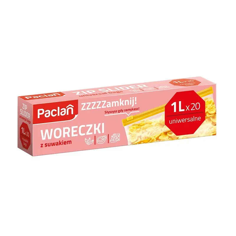 PACLAN WORECZKI Z SUWAKIEM UNIWERSALNE 1L 20 sztuk