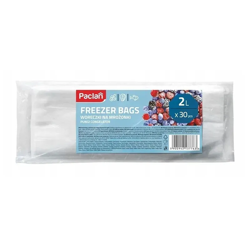 PACLAN FREEZER BAGS WORECZKI NA MROŻONKI 2L x 30 sztuk